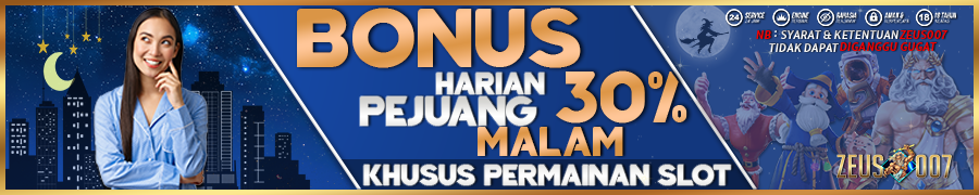 BONUS PEJUAN MALAM